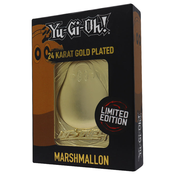 Yu-Gi-Oh! Limited Edition 24k Gold Plated Marshmallon Metal Card Ingot