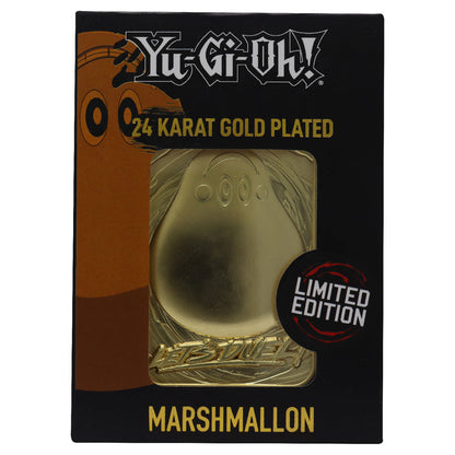 Yu-Gi-Oh! Limited Edition 24k Gold Plated Marshmallon Metal Card Ingot