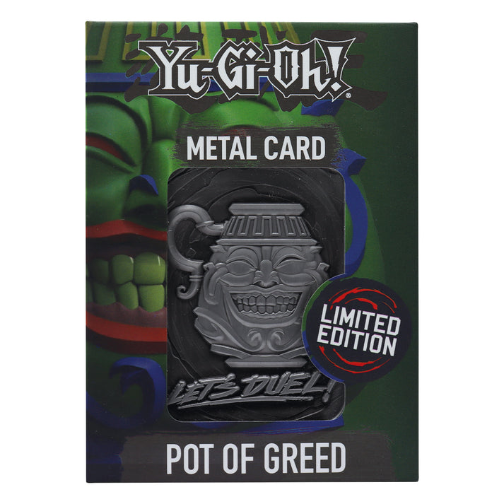 Yu-Gi-Oh! Limited Edition Pot of Greed Metal Card Ingot