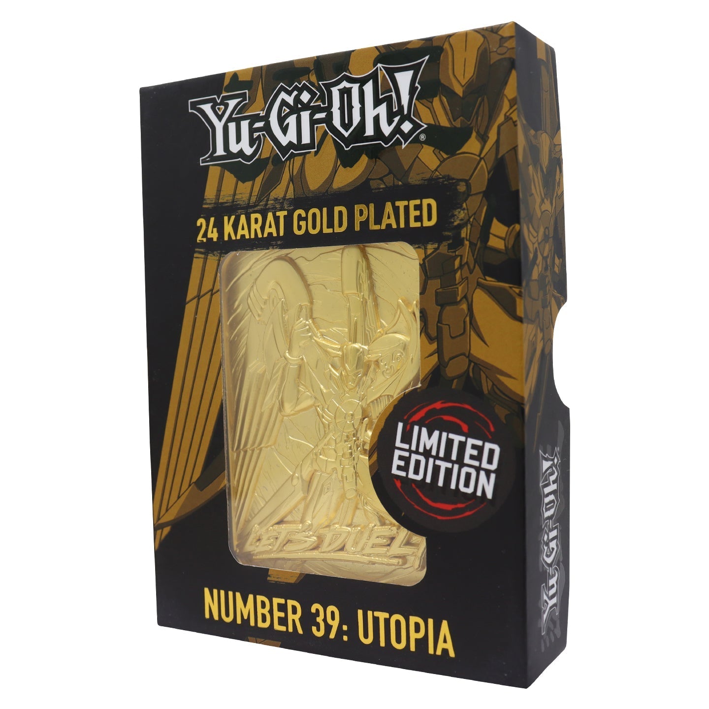 Yu-Gi-Oh! Limited Edition 24k Gold Plated Number 39: Utopia Metal Card Ingot