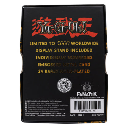 Yu-Gi-Oh! Limited Edition 24k Gold Plated Number 39: Utopia Metal Card Ingot