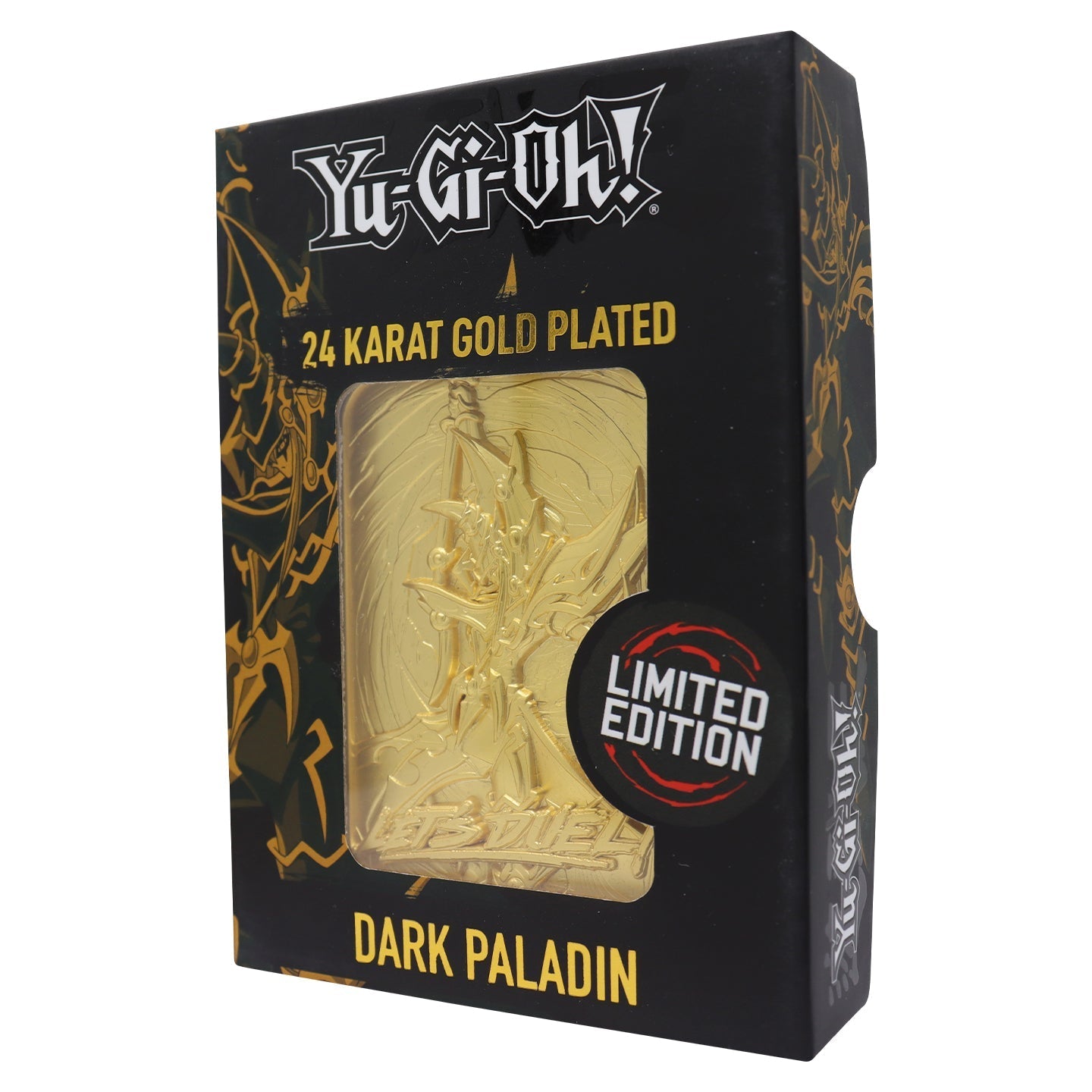 Yu-Gi-Oh! Limited Edition 24k Gold Plated Dark Paladin Metal Card Ingot