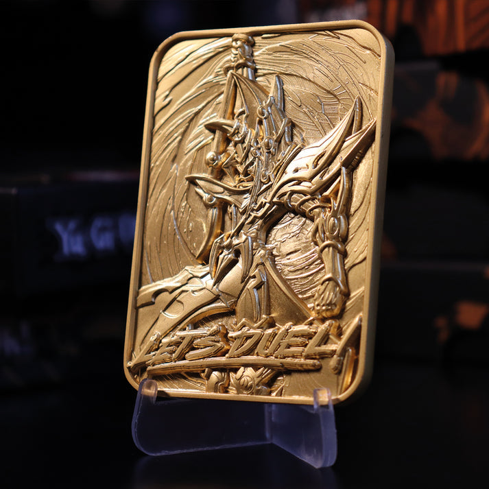 Yu-Gi-Oh! Limited Edition 24k Gold Plated Dark Paladin Metal Card Ingot