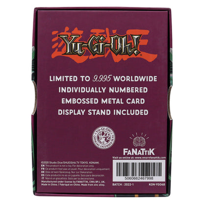 Yu-Gi-Oh! Limited Edition Jinzo Metal Card Ingot