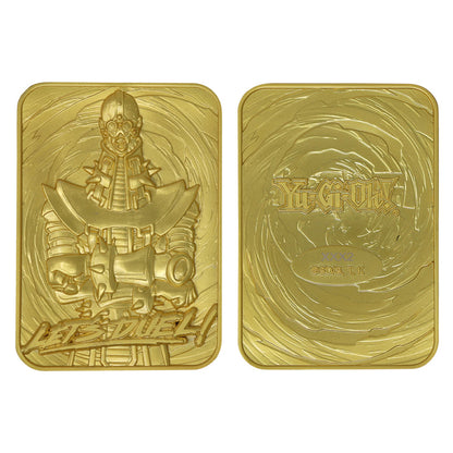 Yu-Gi-Oh! Limited Edition 24k Gold Plated Jinzo Metal Card Ingot