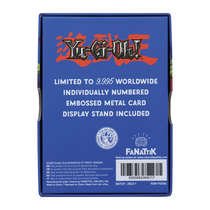 Yu-Gi-Oh! Limited Edition Time Wizard Metal Card Ingot