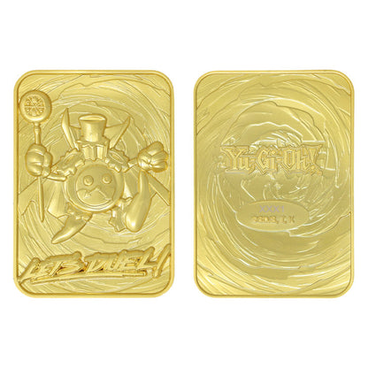 Yu-Gi-Oh! Limited Edition 24k Gold Plated Time Wizard Metal Card Ingot