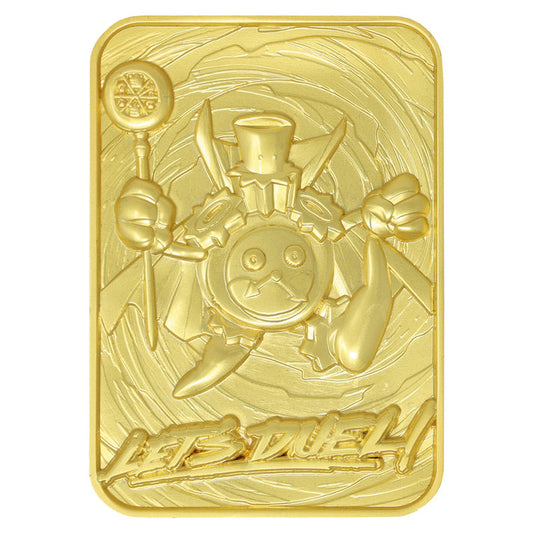 Yu-Gi-Oh! Limited Edition 24k Gold Plated Time Wizard Metal Card Ingot