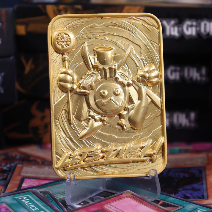 Yu-Gi-Oh! Limited Edition 24k Gold Plated Time Wizard Metal Card Ingot
