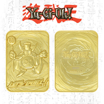 Yu-Gi-Oh! Limited Edition 24k Gold Plated Time Wizard Metal Card Ingot