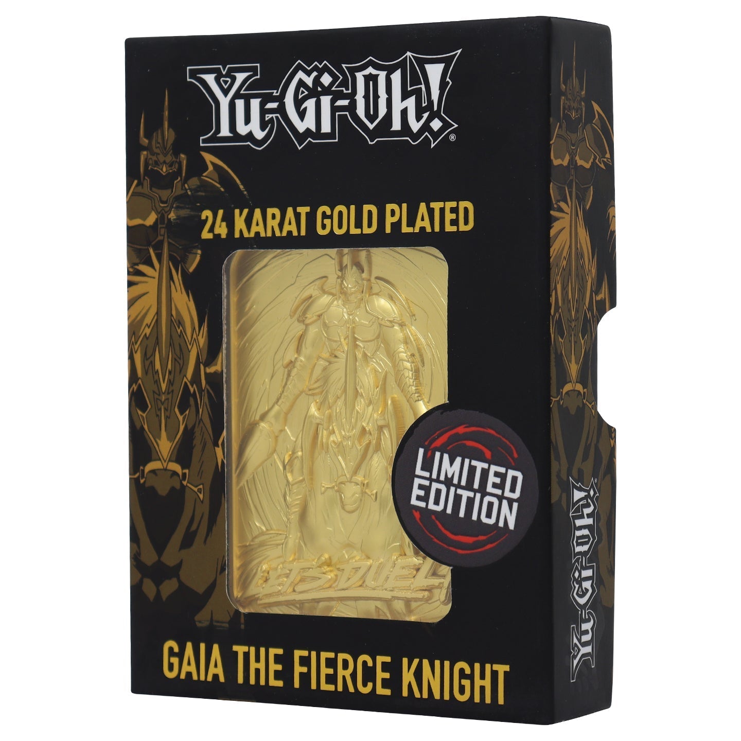 Yu-Gi-Oh! Limited Edition 24k Gold Plated Gaia the Fierce Knight Metal Card Ingot