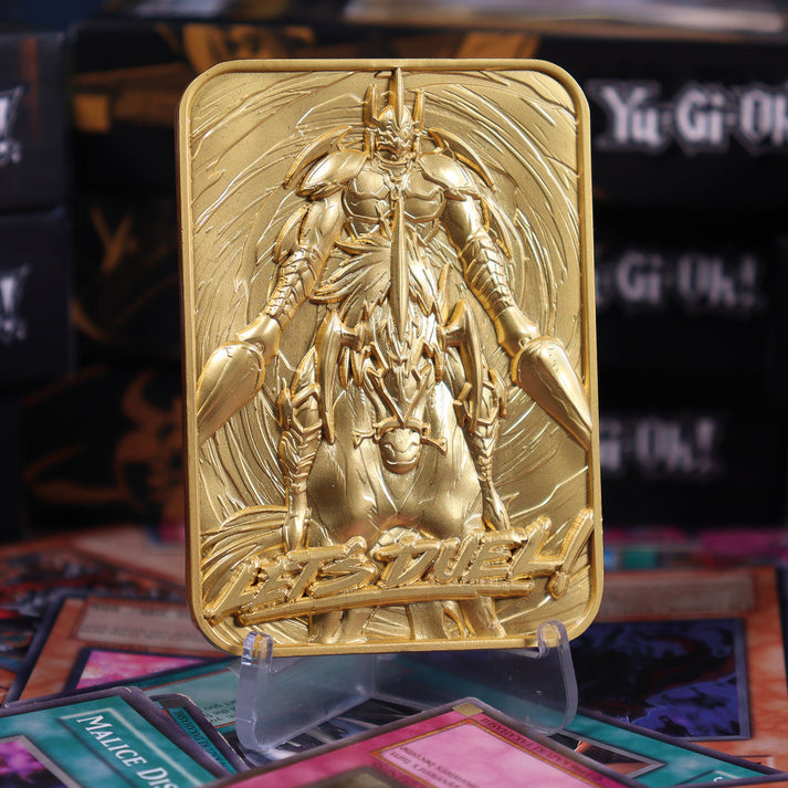Yu-Gi-Oh! Limited Edition 24k Gold Plated Gaia the Fierce Knight Metal Card Ingot