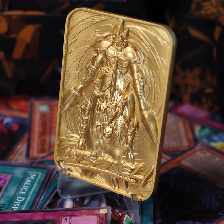 Yu-Gi-Oh! Limited Edition 24k Gold Plated Gaia the Fierce Knight Metal Card Ingot