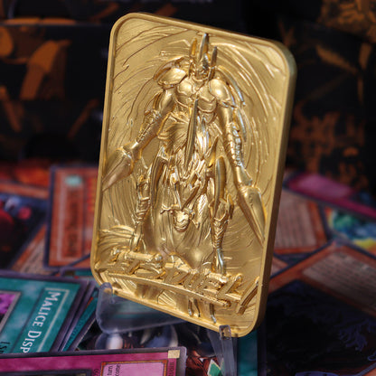 Yu-Gi-Oh! Limited Edition 24k Gold Plated Gaia the Fierce Knight Metal Card Ingot