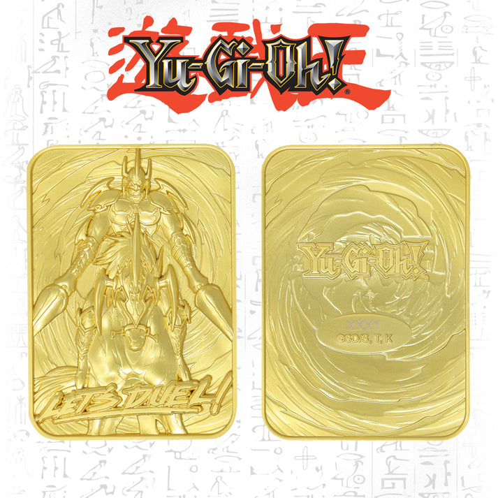 Yu-Gi-Oh! Limited Edition 24k Gold Plated Gaia the Fierce Knight Metal Card Ingot