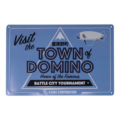 Yu-Gi-Oh! Town of Domino Tin Sign Tin Sign