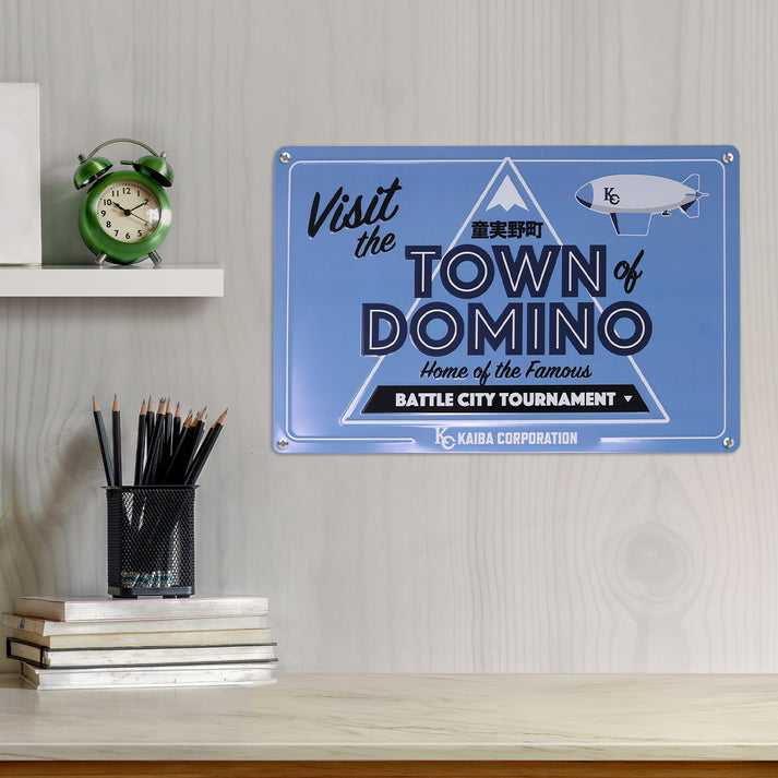 Yu-Gi-Oh! Town of Domino Tin Sign Tin Sign