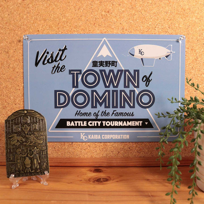 Yu-Gi-Oh! Town of Domino Tin Sign Tin Sign