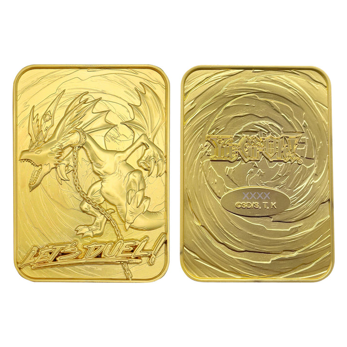 Yu-Gi-Oh! Limited Edition 24k Gold Plated Harpie’s Pet Dragon Metal Card Ingot