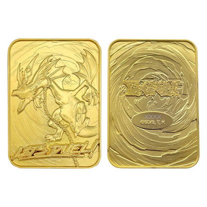 Yu-Gi-Oh! Limited Edition 24k Gold Plated Harpie’s Pet Dragon Metal Card Ingot