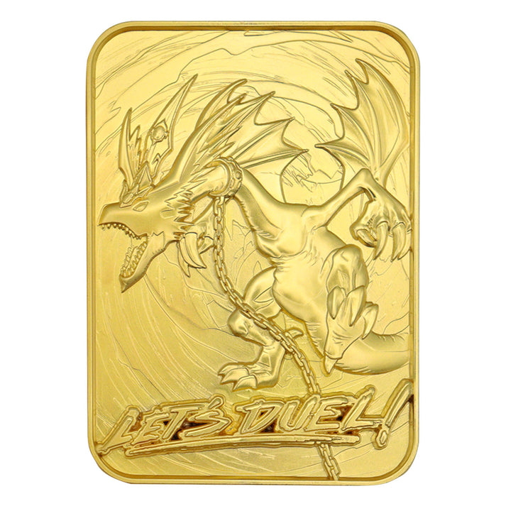 Yu-Gi-Oh! Limited Edition 24k Gold Plated Harpie’s Pet Dragon Metal Card Ingot