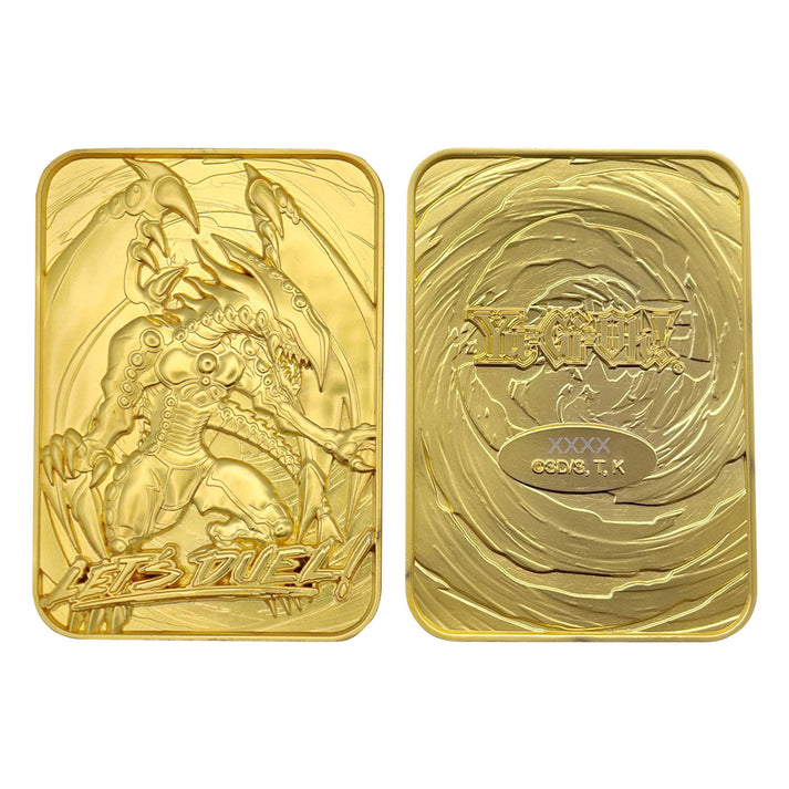 Yu-Gi-Oh! Limited Edition 24k Gold Plated Gandra the Dragon of Destruction Metal Card Ingot