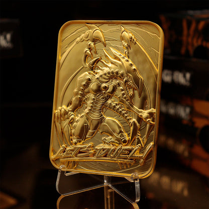 Yu-Gi-Oh! Limited Edition 24k Gold Plated Gandra the Dragon of Destruction Metal Card Ingot