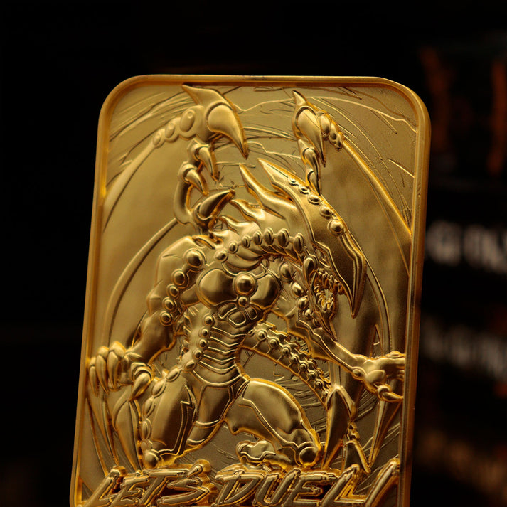 Yu-Gi-Oh! Limited Edition 24k Gold Plated Gandra the Dragon of Destruction Metal Card Ingot