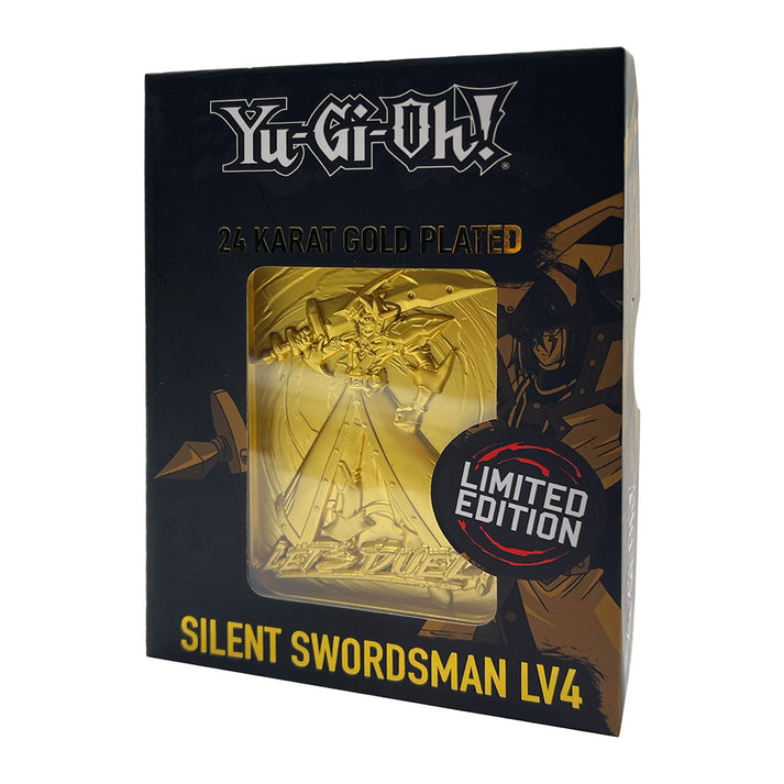 Yu-Gi-Oh! Limited Edition 24k Gold Plated Silent Swordsman Metal Card Ingot