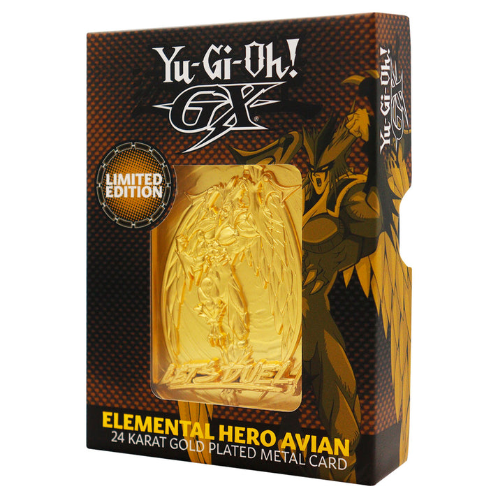 Yu-Gi-Oh! GX Elemental Hero Avian 24K Gold Plated Ingot Ingot