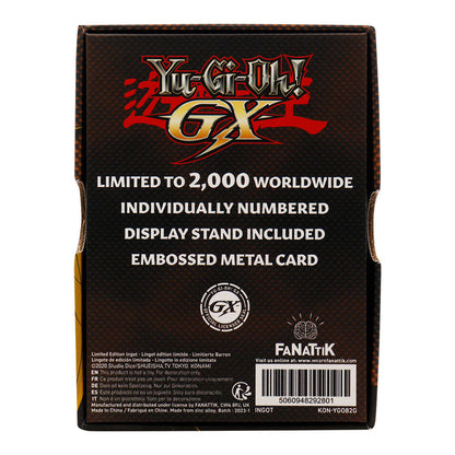 Yu-Gi-Oh! GX Elemental Hero Avian 24K Gold Plated Ingot Ingot