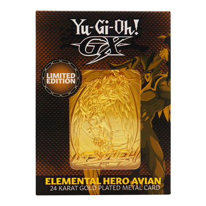 Yu-Gi-Oh! GX Elemental Hero Avian 24K Gold Plated Ingot Ingot