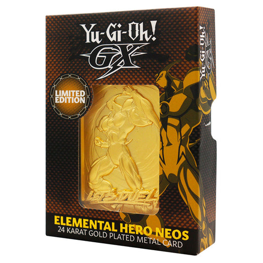 Yu-Gi-Oh! GX Elemental Hero Neos 24k Gold Plated Ingot Ingot