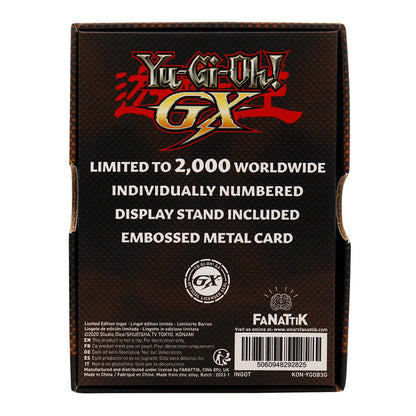 Yu-Gi-Oh! GX Elemental Hero Neos 24k Gold Plated Ingot Ingot