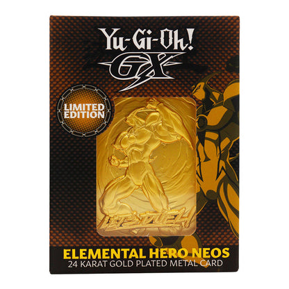 Yu-Gi-Oh! GX Elemental Hero Neos 24k Gold Plated Ingot Ingot