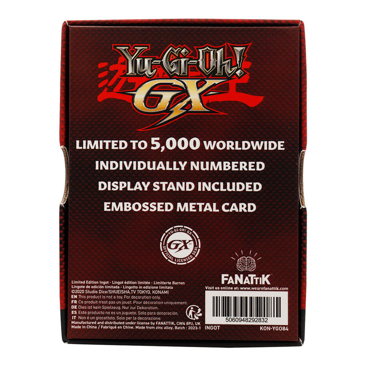 Yu-Gi-Oh! GX Limited Edition Elemental Hero Burstinatrix Ingot Ingot