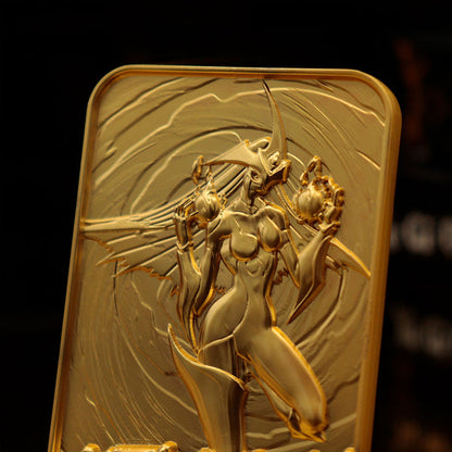 Yu-Gi-Oh! GX Elemental Hero Burstinatrix 24k Gold Plated Ingot Ingot