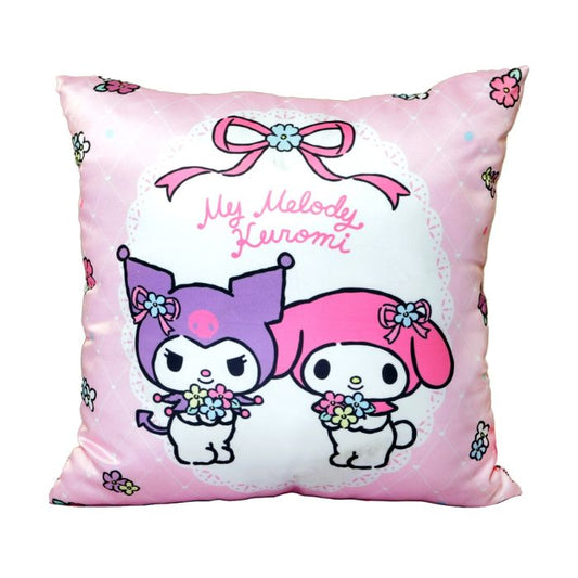 Hello Kitty And Friends: Kuromi & My Melody Pastel 12 Inch Cushion - Sakami