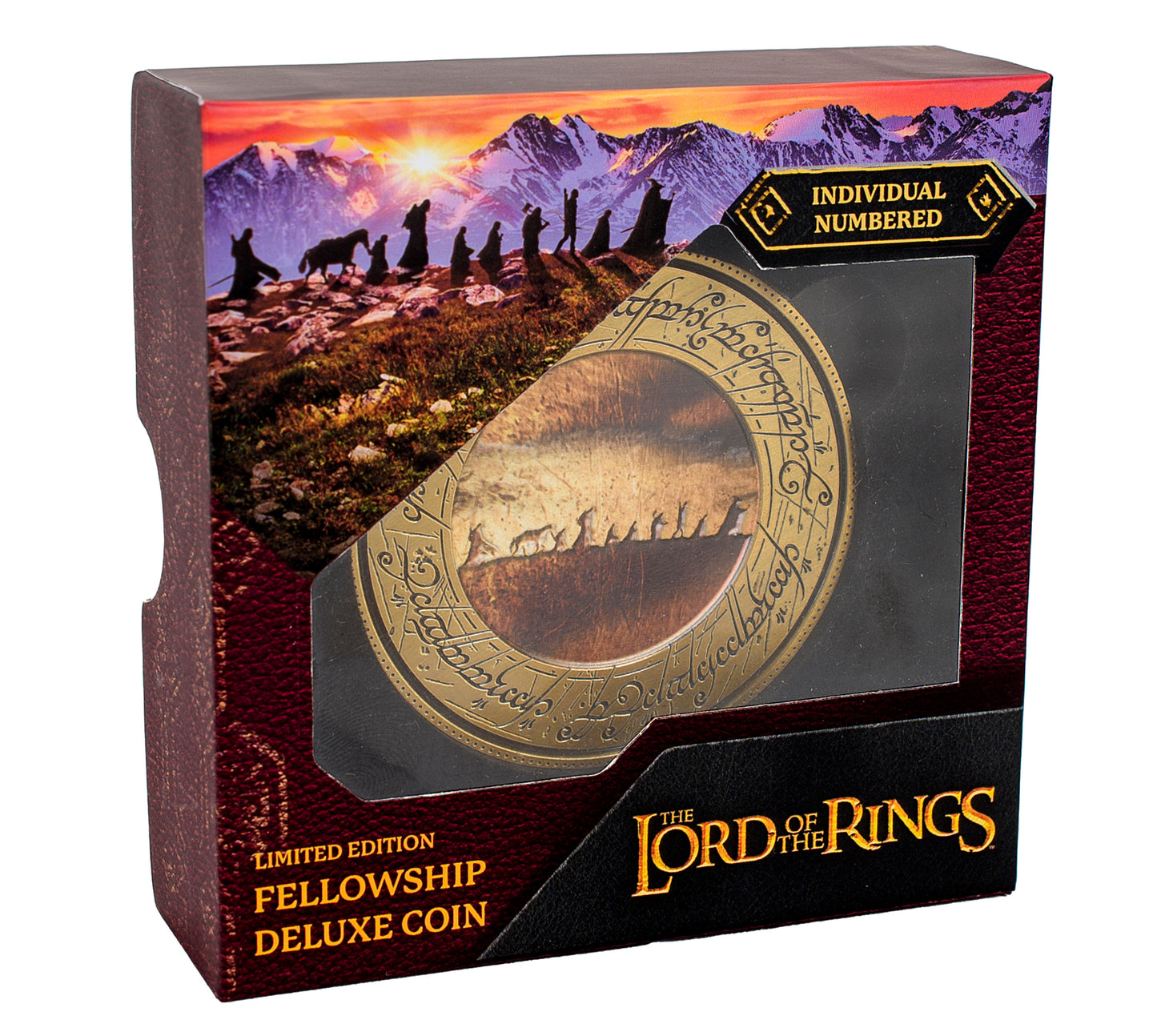 Lord of the Rings: The Fellowship Deluxe Coin with Display Stand