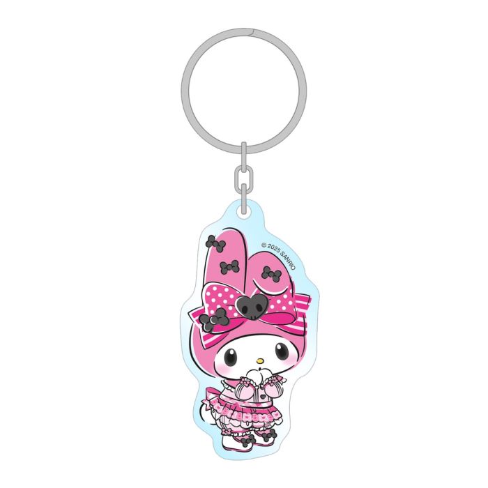 Hello Kitty: My Melody Pink And Black Party Keyring - Sakami