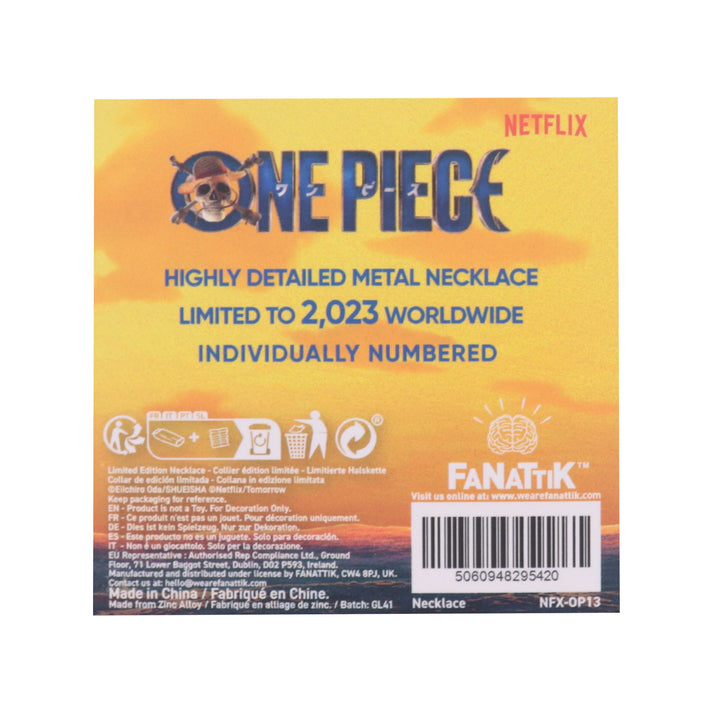 One Piece Limited Edition Garp’s Cloak Fastening Necklace Necklace