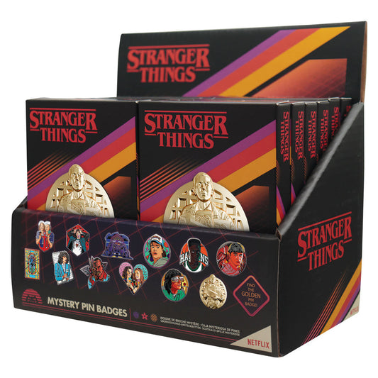 Stranger Things Mystery Pin Badges Mystery Pins (CDU of 12 Pins)