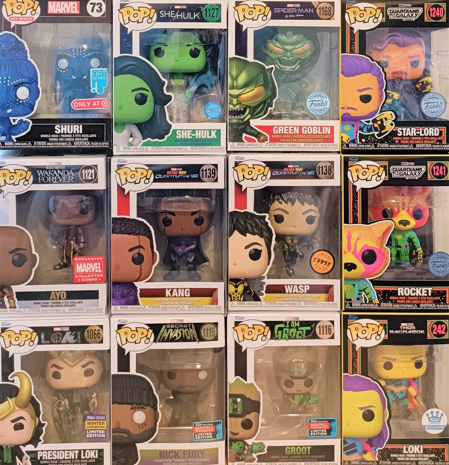 Marvel Clearance Mystery Box - Ten Marvel Funko POP’s! POP Figures!