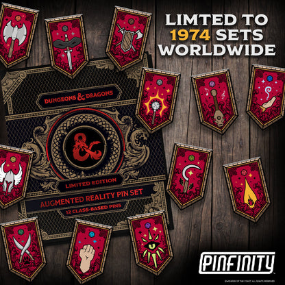 Pinfinity AR Pin: Dungeons & Dragons Limited Edition 12 Class Set PDDSET001 Pin