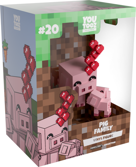 Youtooz - Pig Family - Minecraft