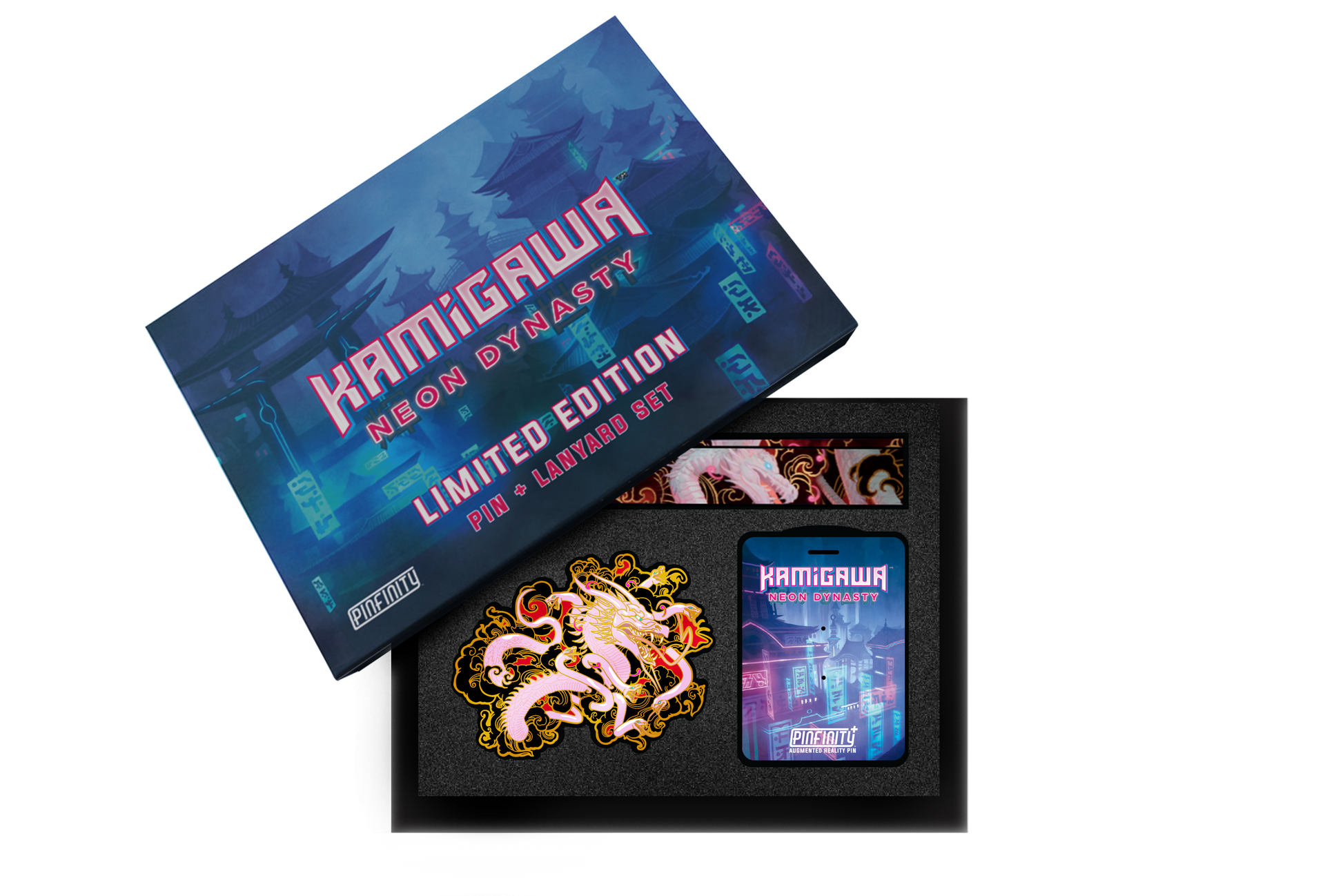 Pinfinity AR Pin: Kamigawa Neon Dynasty XL Pin + Lanyard Limited Edition Set PMTG020 Pin