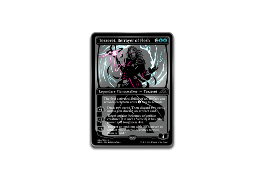 Pinfinity AR Pin: Limited Edition Kamigawa Neon Dynasty Tezzeret - Magic the Gathering PMT035 Pin