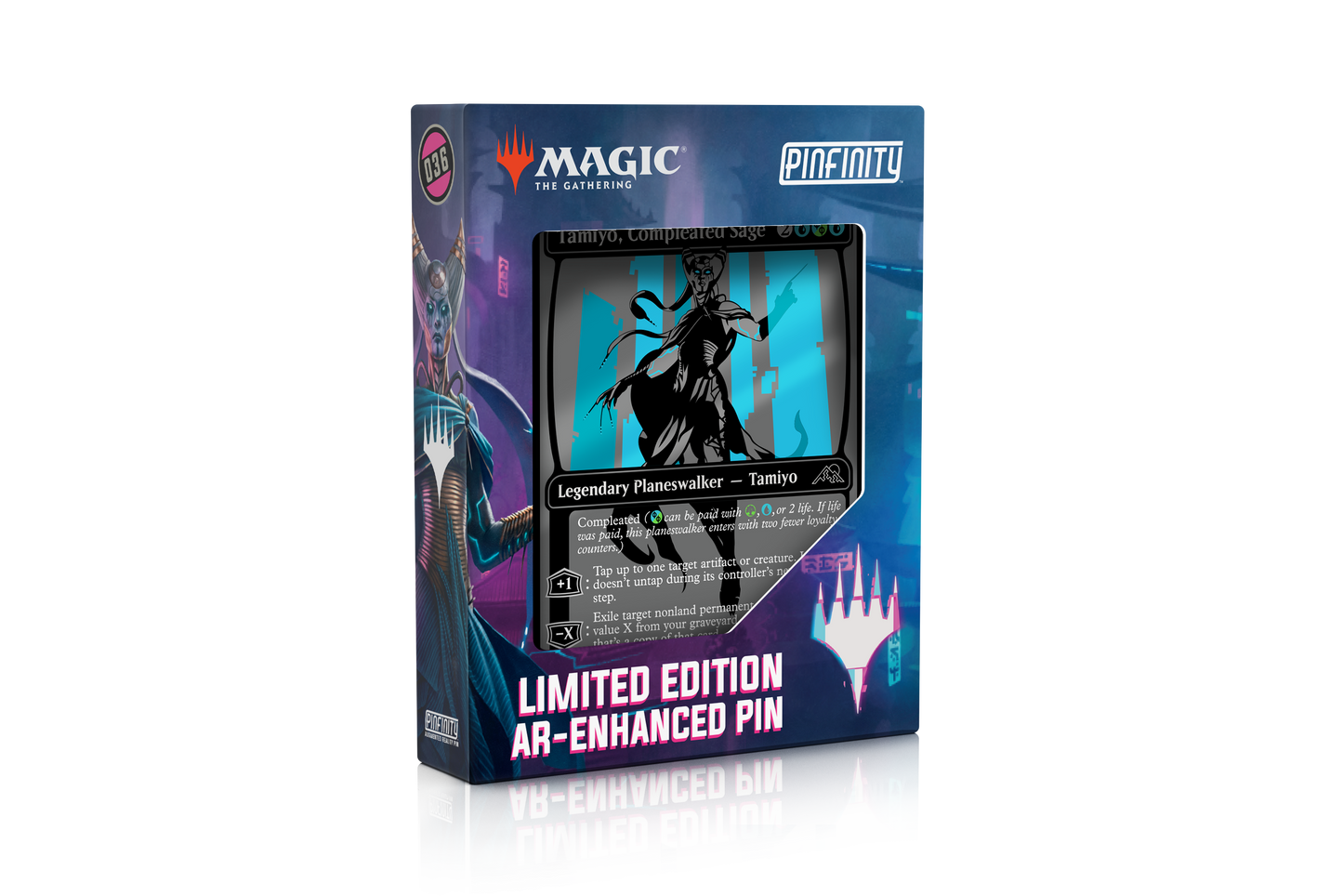 Pinfinity AR Pin: Limited Edition Kamigawa Neon Dynasty Tamiyo - Magic the Gathering PMT036 Pin