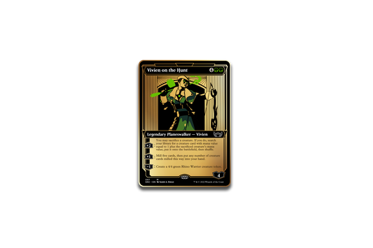 Pinfinity AR Pin: New Capenna Vivien on the Hunt - Magic the Gathering PMTG038 Pin