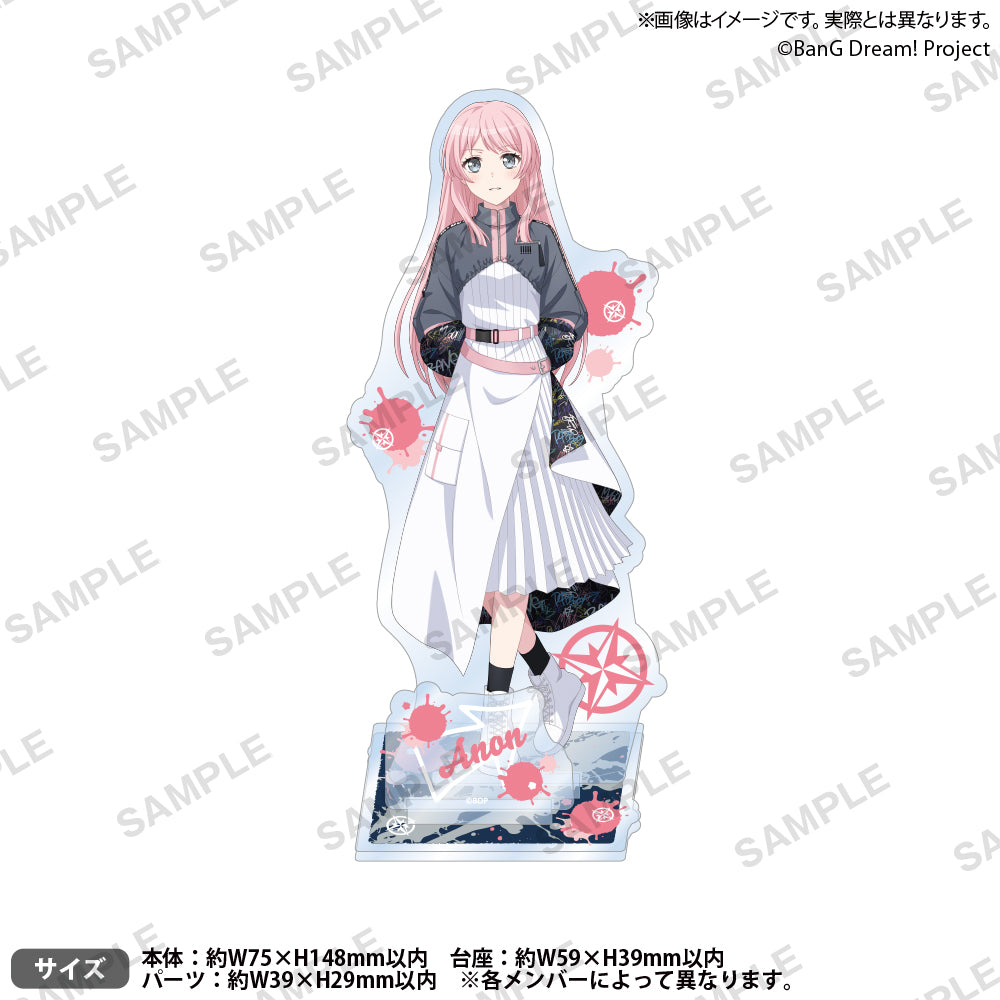 Poppin`PartyÃ—MyGO!!!!! ’Divide/Unite’ Acrylic Stand - Tae Hanazono Merchandise